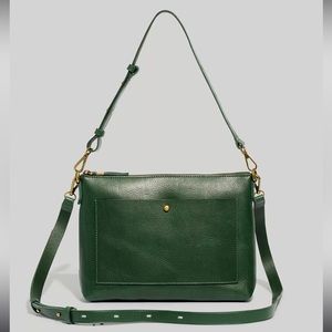 MADEWELL • Leather • Green • Crossbody / shoulder bag 💚🤎🖤